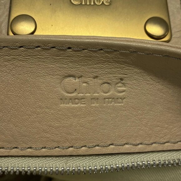 Chloe Paddington Beige Leather Handbag 672-051425 - Picture 14 of 14